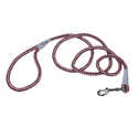 6-Foot K9 Explorer Rosebud Reflective Braided Rope Snap Dog Leash